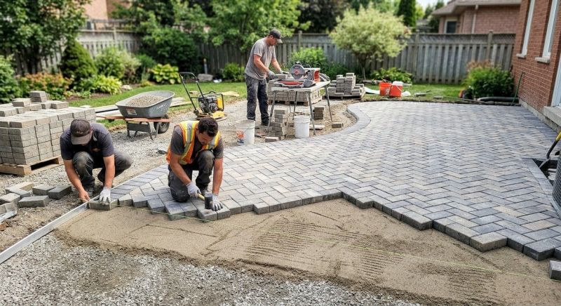Cement Pavers Installation in Boston, MA