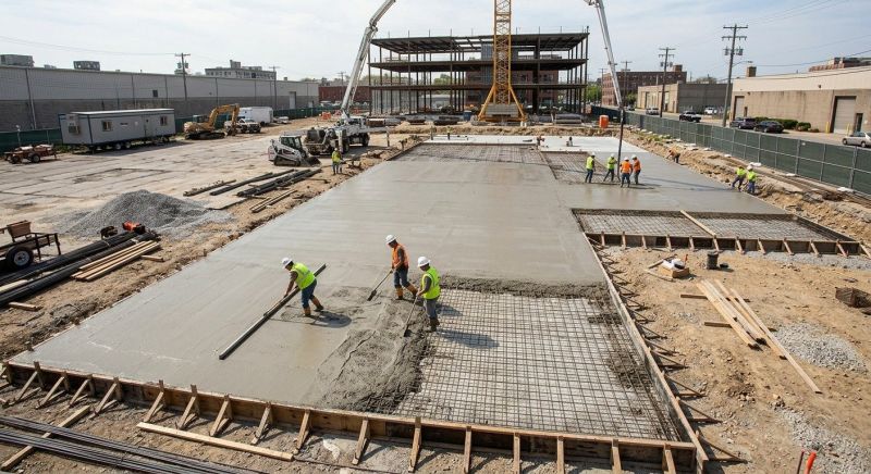 Commercial Slab Installation in Gig Harbor, WA