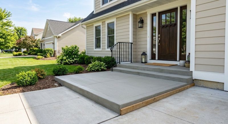 Concrete Porch Installation in Denver, CO