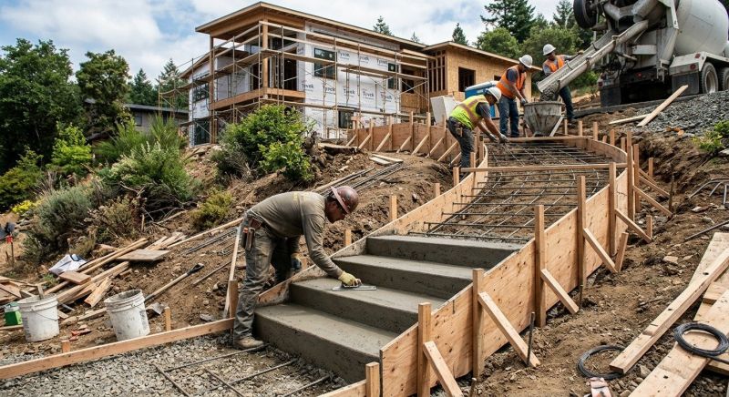 Concrete Stairs Construction in Denver, CO