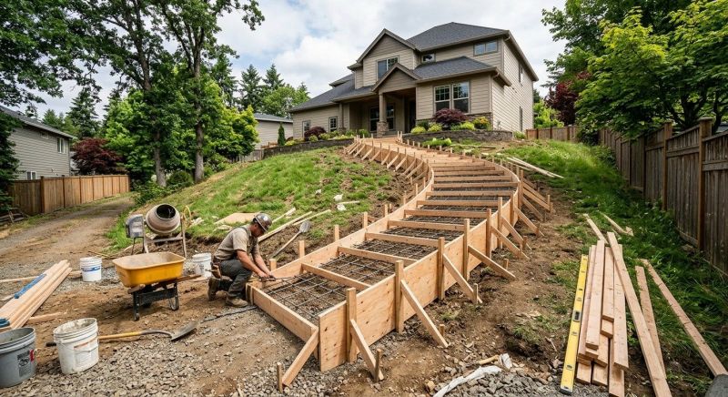 Concrete Stairway Installation in Fort Collins, CO