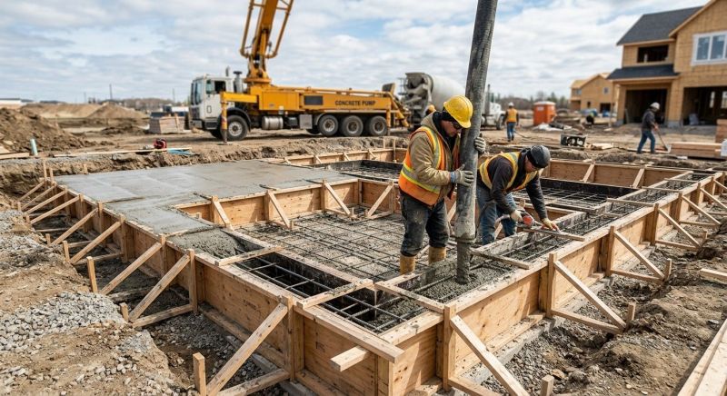 Foundation Wall Pouring in Fort Wayne, IN