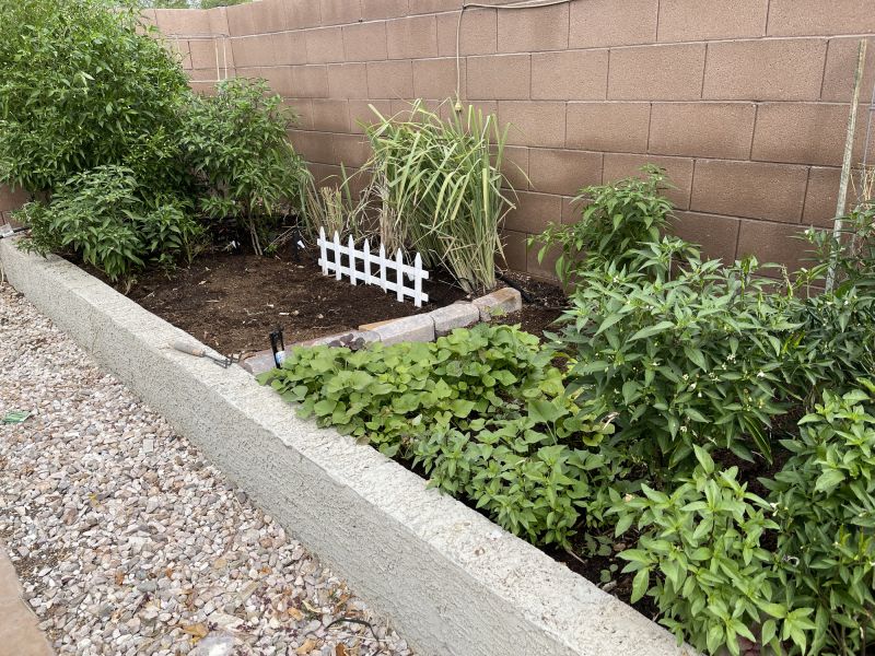 Concrete Garden Edging