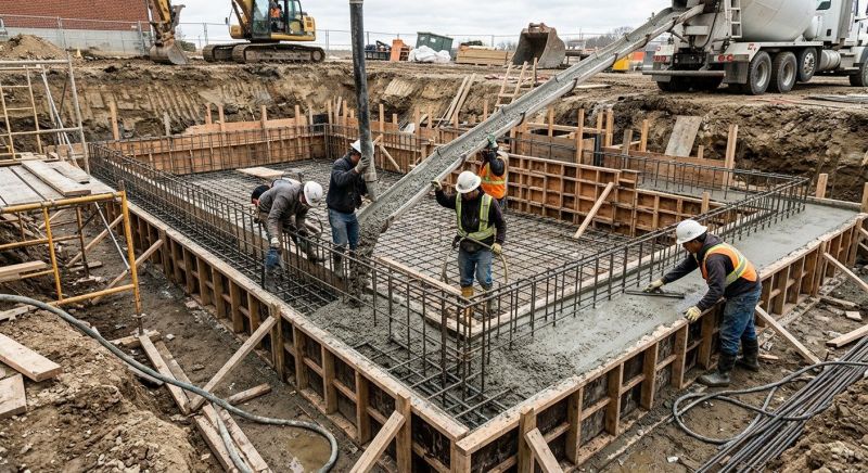 Basement Concrete Installation in Columbus, OH