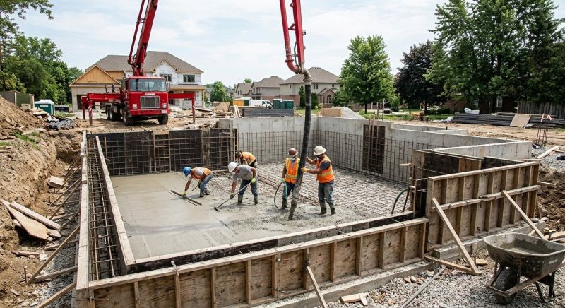Basement Concrete Installation in Fort Wayne, IN