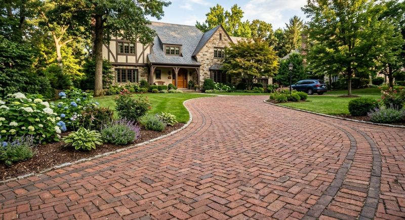 Brick Driveway Paving in Greenwich, CT