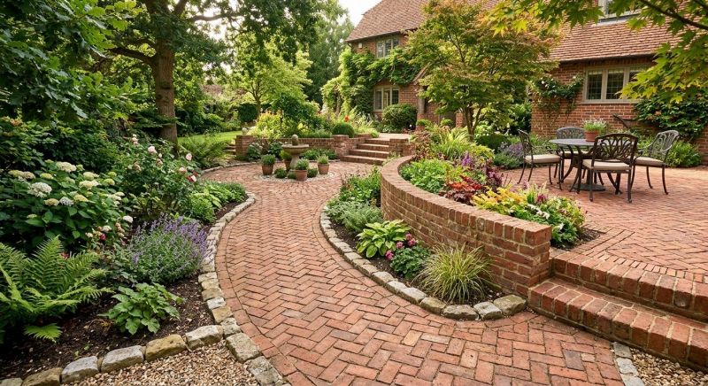 Brick Hardscaping in Framingham, MA