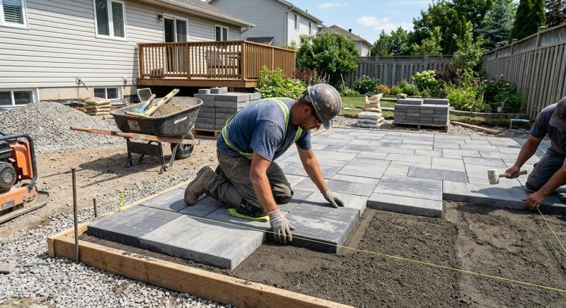 Clay Pavers Installation in Norwalk, CT