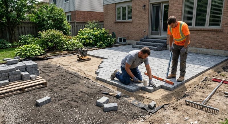 Clay Pavers Installation in Boston, MA
