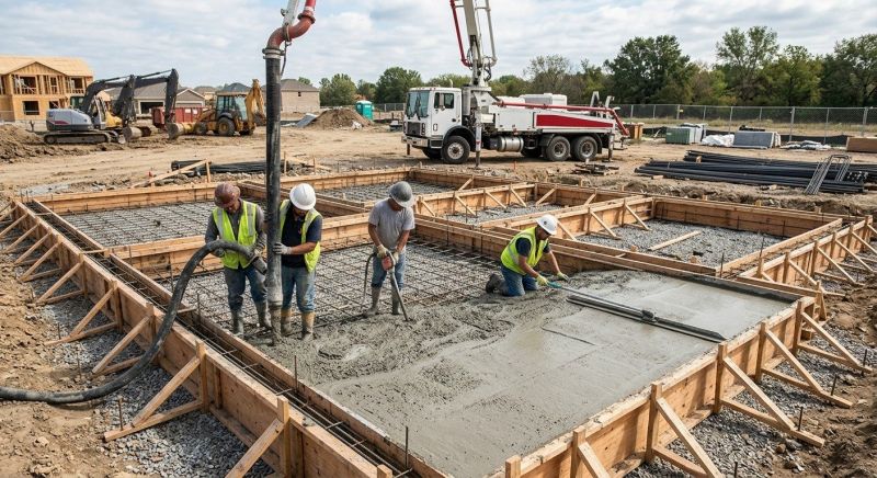 Concrete Foundation Installation in Fort Wayne, IN