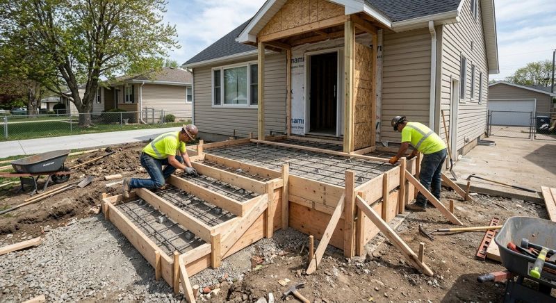 Concrete Porch Construction in Sacramento, CA