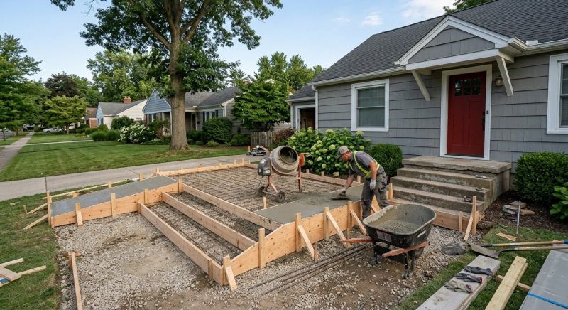 Concrete Porch Installation in Fort Collins, CO