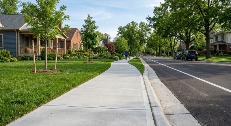 Concrete Sidewalk Construction in Denver, CO