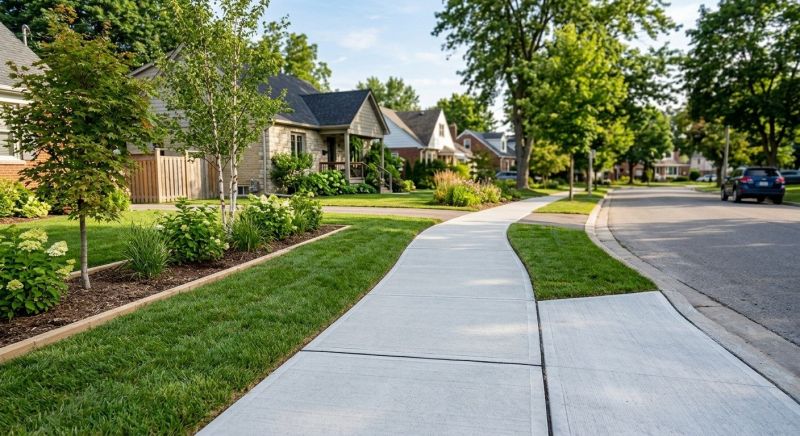 Concrete Sidewalk Construction in Salt Lake City, UT