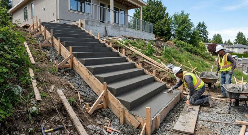 Concrete Stairs Installation in Fort Collins, CO