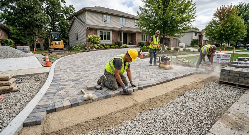 Driveway Pavers Replacement in Davis County, UT