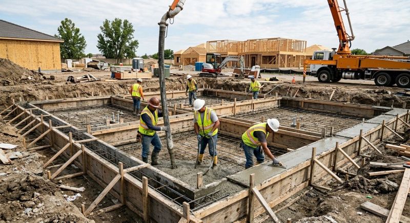 Foundation Pouring in Greenville, SC