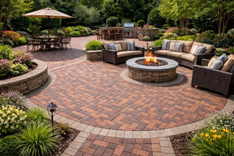 Patio Brick Installation in Nashua, NH