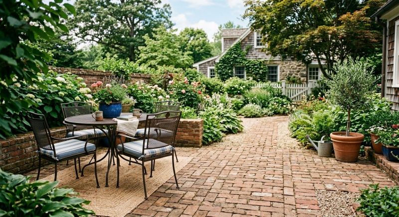 Patio Brick Installation in Framingham, MA