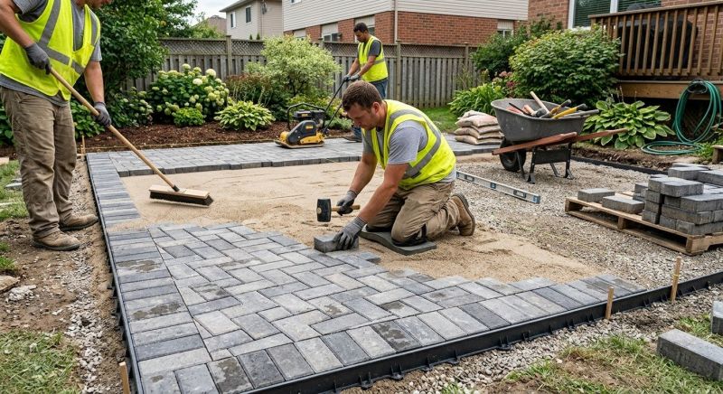 Paver Patio Installation in Boston, MA