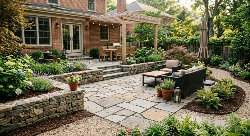 Poolside Hardscaping in Fairfield County, CT