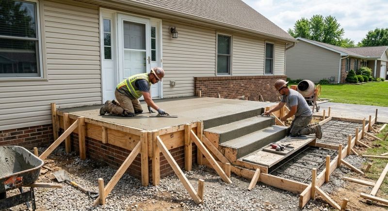 Porch Slab Installation in Salt Lake City, UT